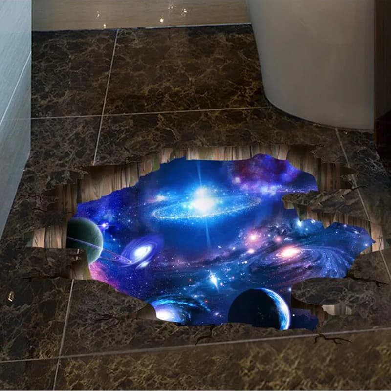 Creative 3D Universe Galaxy naklejki ścienne