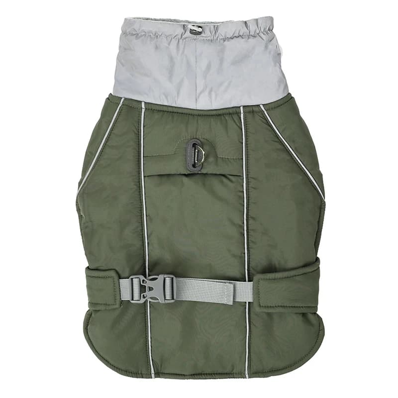 Zimowa kurtka dla psa z odblaskami – wodoodporna, ocieplana, lekka | S–3XL